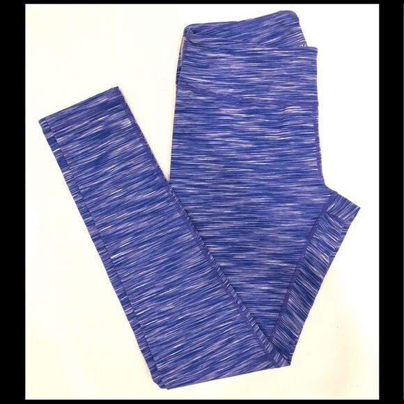 ZELLA LIVE IN PURPLE/BLUE HEATHER LEGGINGS M - Picture 3 of 5